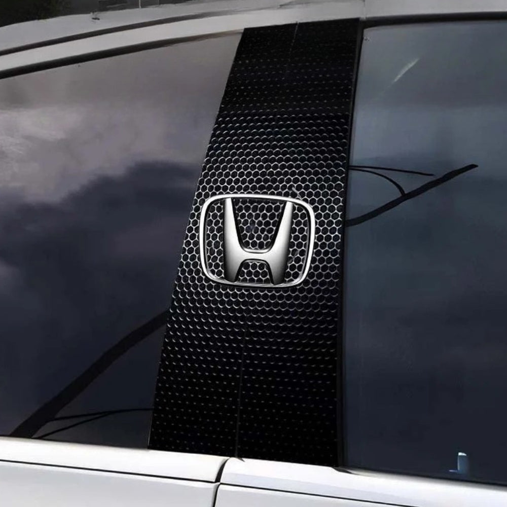 2x autocollants de fenêtre de voiture avec logo