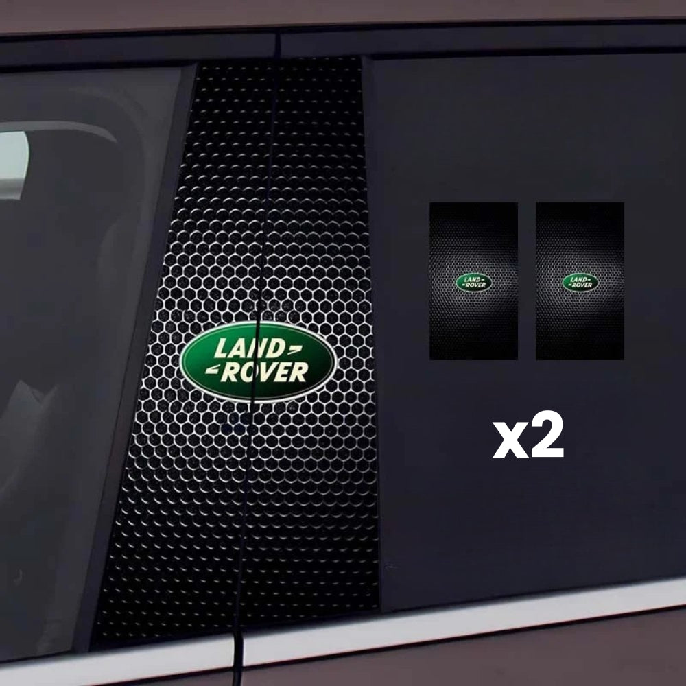 2x autocollants de fenêtre de voiture avec logo