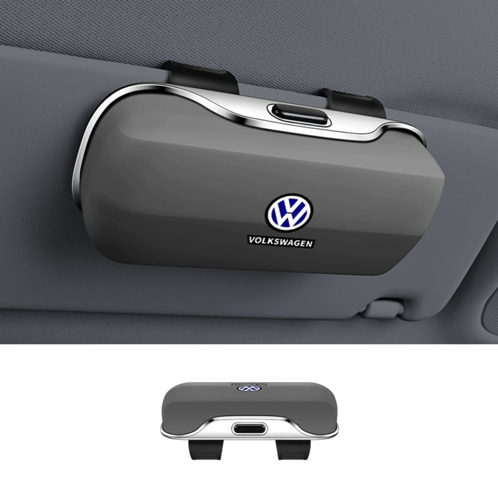 Case de lunettes de soleil de voiture multifonctionnelle