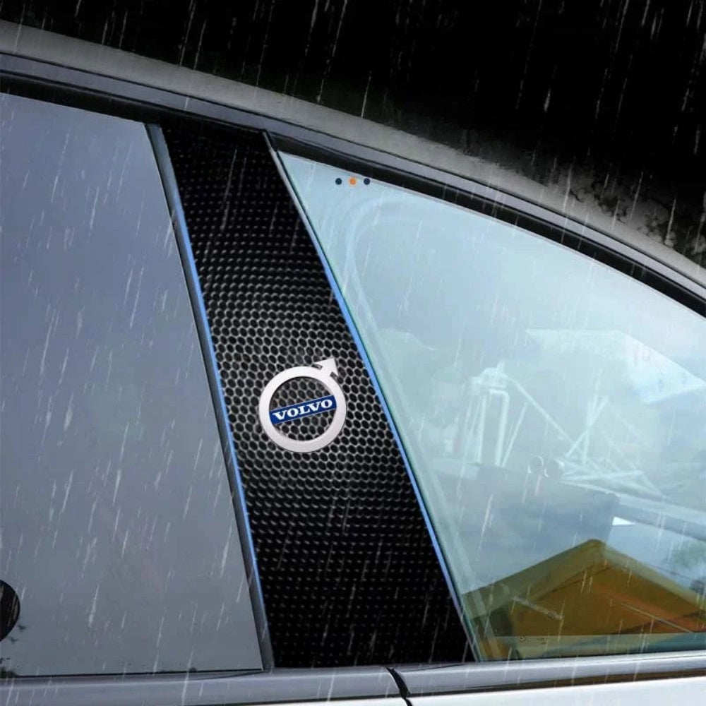 2x autocollants de fenêtre de voiture avec logo