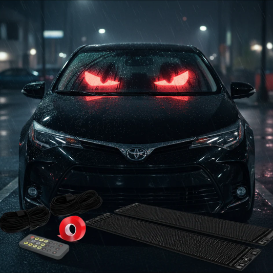 Yeux LED pour voiture - Lot de 2 pièces