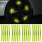 20 Pcs Protège-roues lumineux avec logo